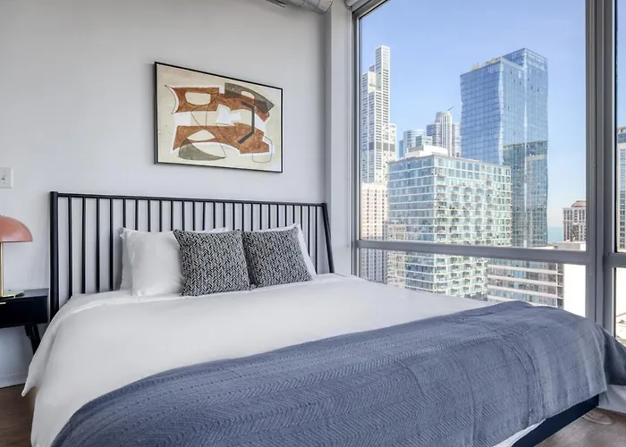 South Loop 2br W Gym Roof Nr Grant Park Chi-771 Чикаго