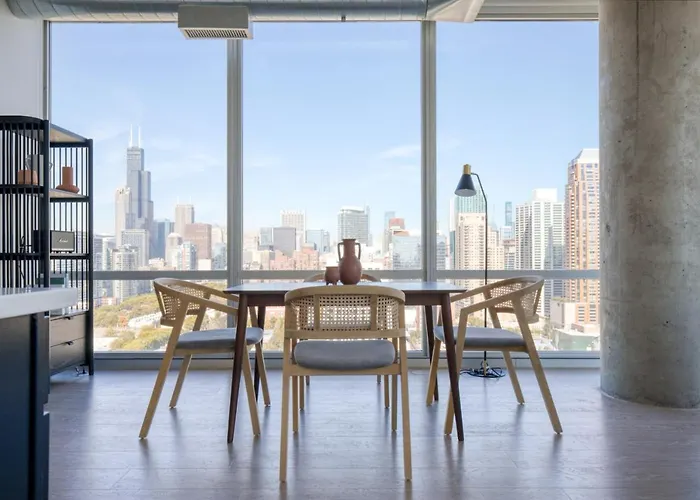 Апартаменты South Loop 2br W Gym Roof Nr Grant Park Chi-771 *