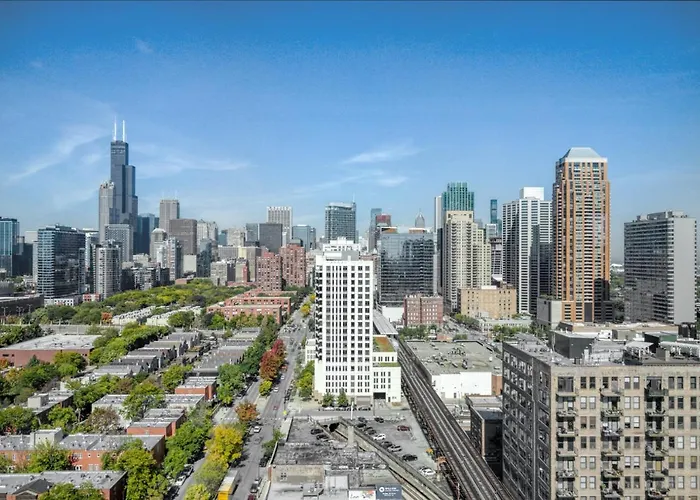 South Loop 2br W Gym Roof Nr Grant Park Chi-771 Апартаменты *