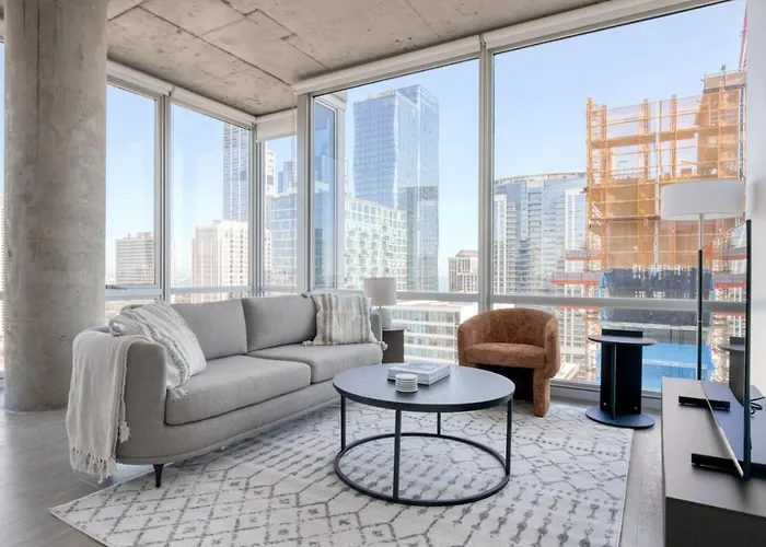 Апартаменты South Loop 2br W Gym Roof Nr Grant Park Chi-771 *