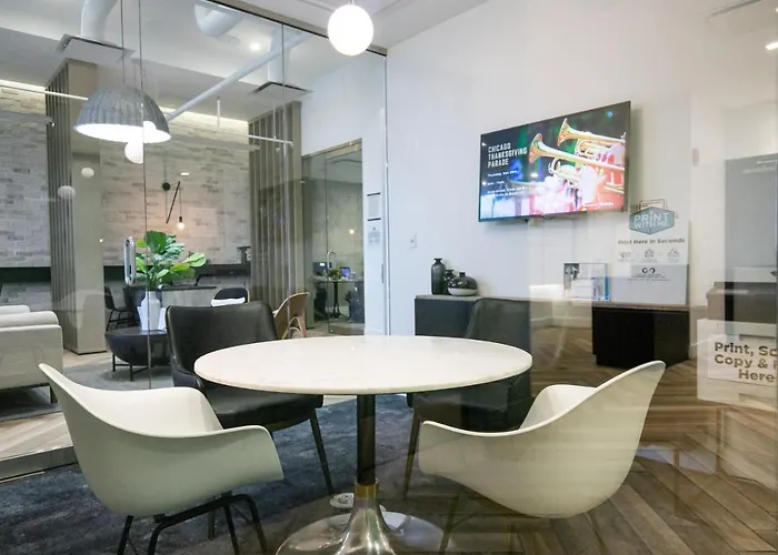 South Loop 2br W Gym Roof Nr Grant Park Chi-771 Чикаго