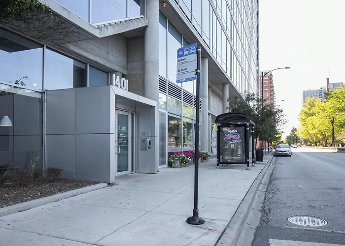 South Loop 2br W Gym Roof Nr Grant Park Chi-771 Апартаменты Чикаго