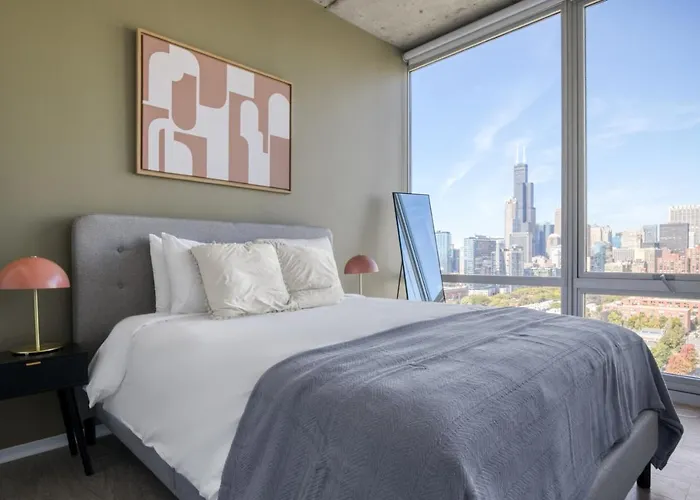 Апартаменты South Loop 2br W Gym Roof Nr Grant Park Chi-771 Чикаго