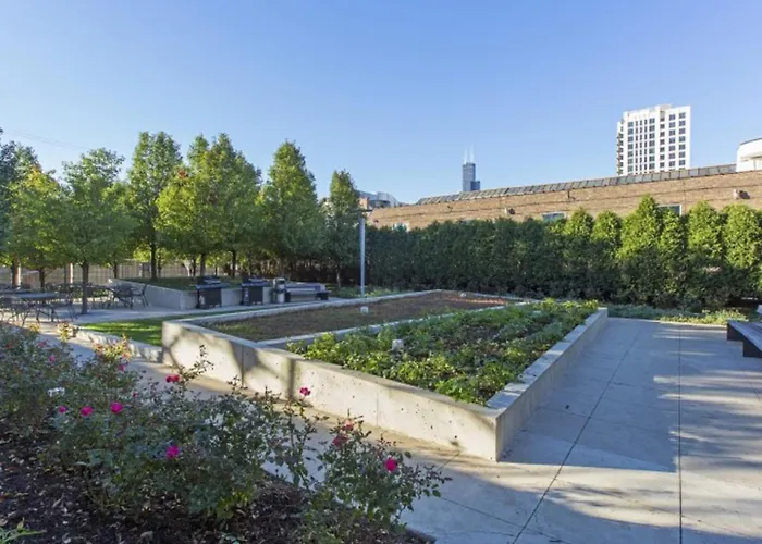 South Loop 2br W Gym Roof Nr Grant Park Chi-771 * Чикаго